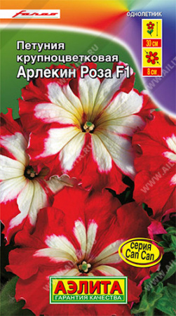 Петуния крупноцветковая Арлекин F1 роза